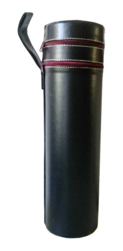 Imagen 1 de 6 de Estuche Eco Cuero Para Botella De Vino C/accesorios