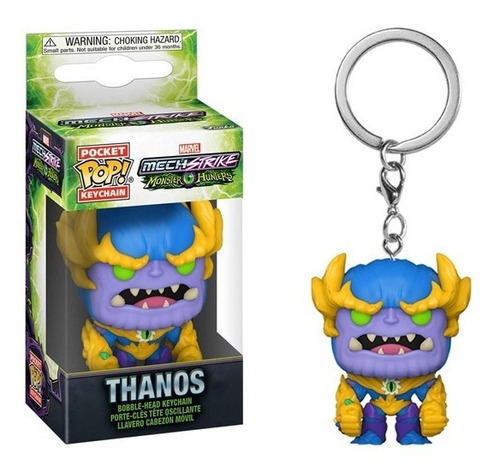 Funko Pocket Pop Mech Strike Monster Hunters Thanos Llavero