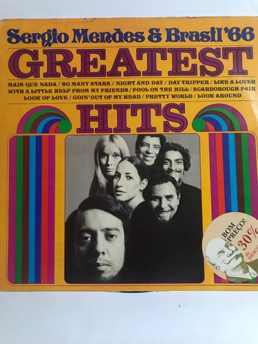 The Greatest Hits Of Sergio Mendes And Brasil '66 - Lp
