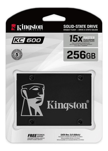  Disco Solido Kingston Ssd 256gb Skc600/256g Tranza