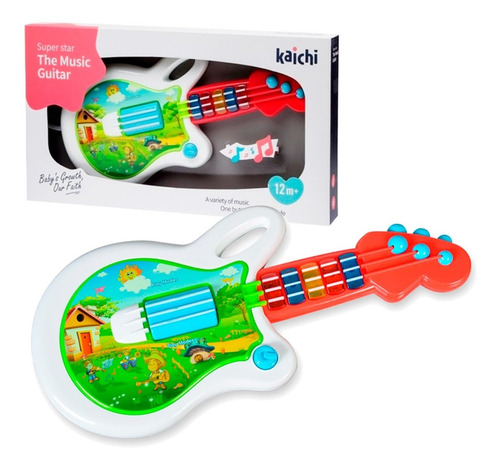 Guitarra Musical Para Bebés C/luz Art70281 Kaichi