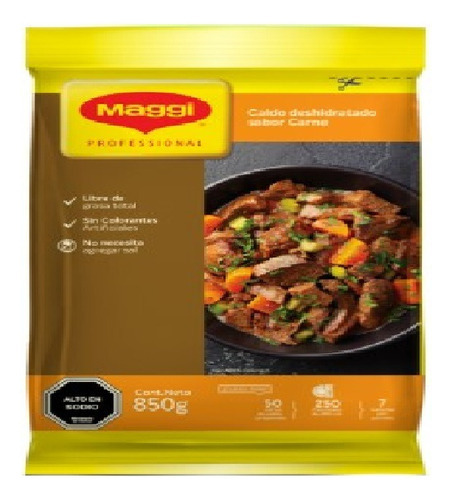 Caja Caldo Deshidratado Sabor Carne Maggi 10x850 Gr