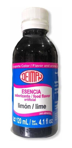 Esencia Saborizante Comestible De Limon 120ml