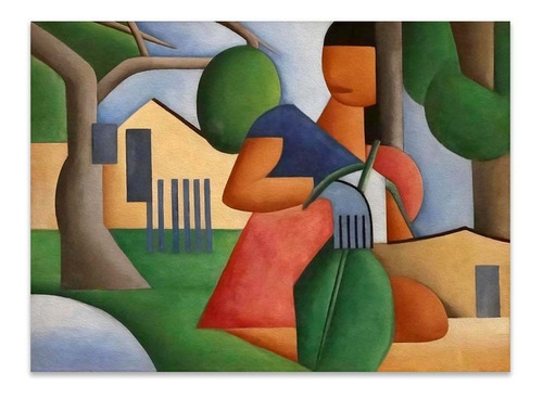 Cuadro Canvas A Caipirinha Tarsila Do Amaral 44x60 M Y C