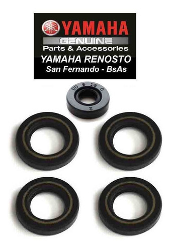 Kit De 4 Retenes De Pata Y 1 De Varilla Para Yamaha 50hp 4t