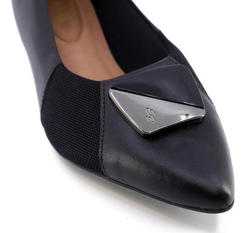 Scarpin Usaflex Bico Fino Protetor De Joanetes Super Macio