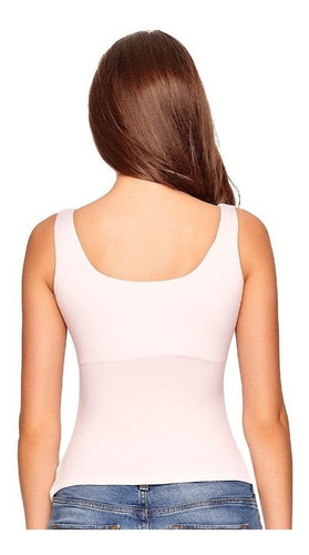 143395 Top Blusa Ilusion Plisada Ajustada Escote Extra Suave