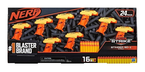 Pistola Nerf Alpha Strike Club Stinger X8 - Espacio Regalos