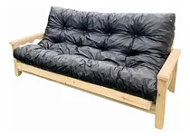 Comprar Futon Pino 3 Cuerpos Colchon Ecocuero - Living Room Cordoba