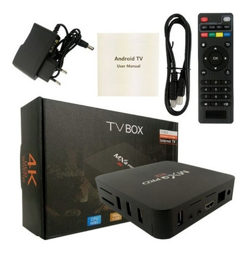 Tv Box Mxq Pro 4k Tv Box 2gb Ram 16gb Rom Android 10.1