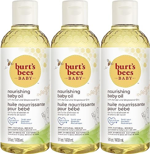 Burt's Bees Aceite Nutritivo Para Bebés, 100% De Origen Natu