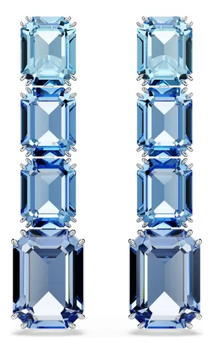 comprar Pendientes Swarovski Millenia Drop Octagon Azul Rodiado