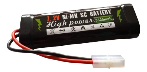 Bateria Ni-mh 7.2v 3300mah 30c