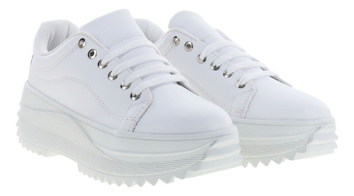 Imagen 3 de 4 de Tenis Mujer Casuales De Moda Plataforma Chunky