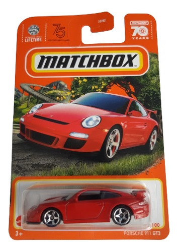Matchbox Porsche 911 Gt3 Deportivo De Colección 