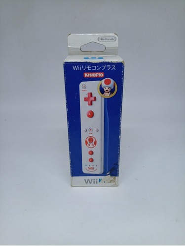Controle Joystick Sem Fio Nintendo Wii Remote Plus Toad 