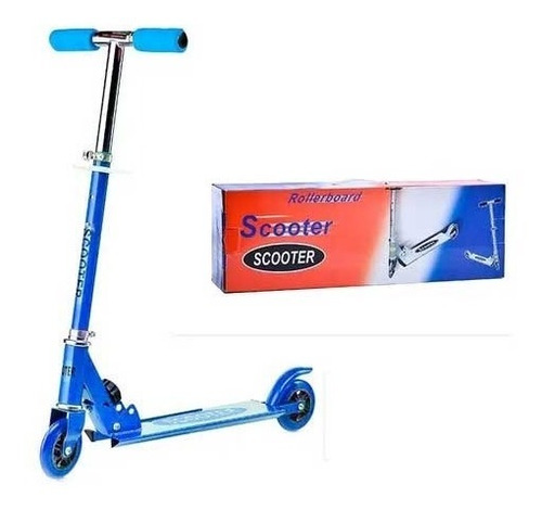 Monopatín Plegable Metalico C/ Luz Scooter Regulable Mli 