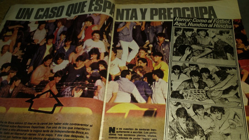 Revista El Grafico Nº 3424 Año 1985 Barra Brava Futbol 