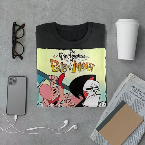 As Terríveis Aventuras De Billy E Mandy, Camiseta 100% Algodão As