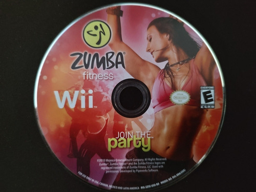 Zumba Fitness Nintendo Wii Original Físico Solo Disco 