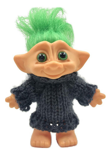 3x Lucky Troll Dolls Pelo De Color Little Guy Toy Dollhouse