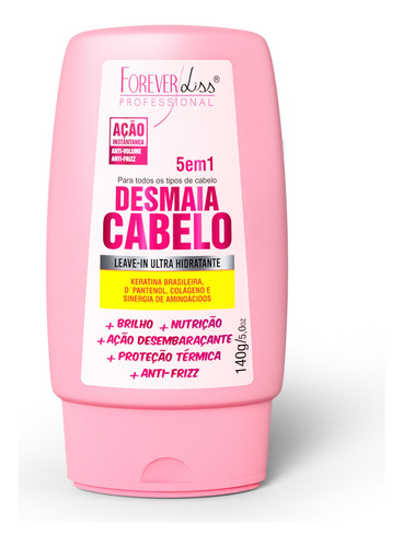 Forever Liss Leave-in Desmaia Cabelo 140g Proteção E Volume