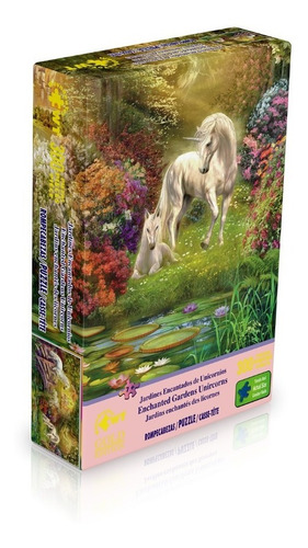 Rompecabezas 300piezas Jardines Encantados De Los Unicornios