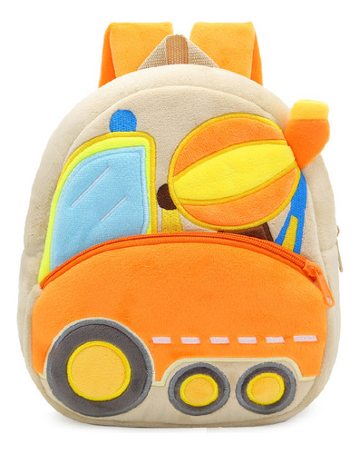 Mochila Para Vehículos De Construcción De Camiones Mezclador Color Mixer Truck