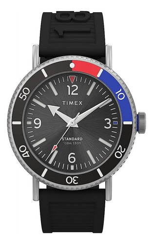 Reloj Para Hombre Timex Standard Diver Tw2v71800 Negro