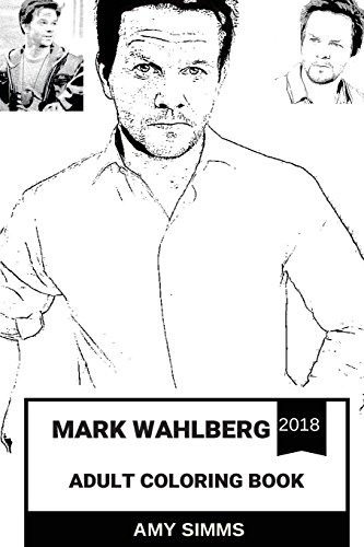 Mark Wahlberg Adult Coloring Book Planet Of The Apes And The