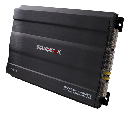 Amplificador 4 Canales Scandaltek 2400 Watts