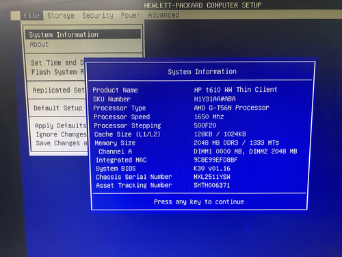 Tarjeta Madre Mini Pc Hp T610 Thin Client 675186-003 675187 Verde Musgo (Usado)