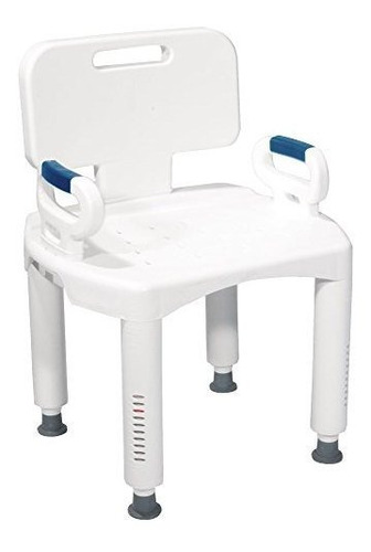 Drive Medical Premium Series Silla De Ducha Con Respaldo Y B