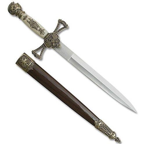 Espada Corta Medieval En Acero De 14 Pulgadas