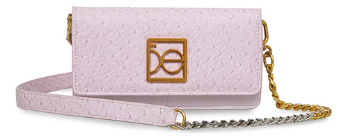 Cartera Grande Cloe Para Mujer Doble Función Solapa Broche