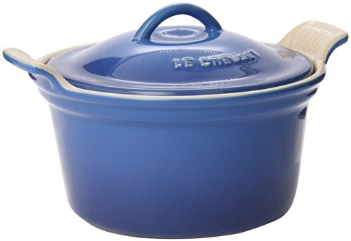 Le Creuset Heritage Stoneware Cocotte Cubierta De 18 Onzas, 