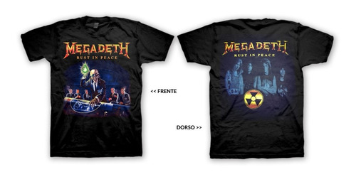 Megadeth - Rust-in Peace -  Remera