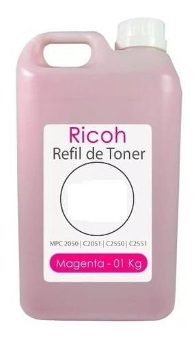 Toner Ricoh Mpc2050 2030 Mpc2051 2550 2551 Refil Magenta 1kg