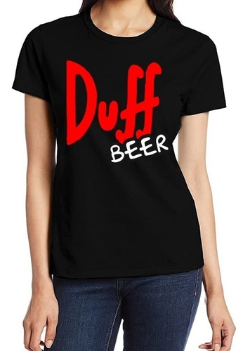 Polera Estampada Los Simpsons Duff Beer Cerveza Logo