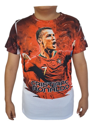 Playera De Ronaldo Futbol Para Niños.