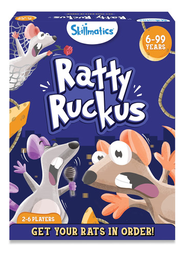 Skillmatics Ratty Ruckus - Divertido Juego De Cartas Familia