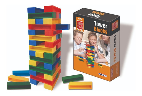 Juego De Viaje Jenga Tower Blocks Juego De Mesa Toyco 20049