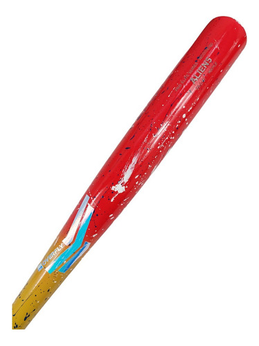 Bat De Beisbol Overfly Pro Elite Series 33.5 Alien5 Esp Red Color Red Paint
