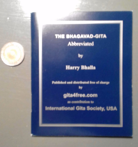 Libro Religion Gita Hindu The Bhagavad Gita De Harry Bhalla