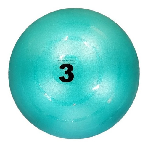 Imagen 1 de 4 de Pelota Con Peso Tone Ball 3 Kg Sport Maniac