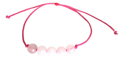 Vishudi Pulsera Hilaza Y Cuarzo Rosa