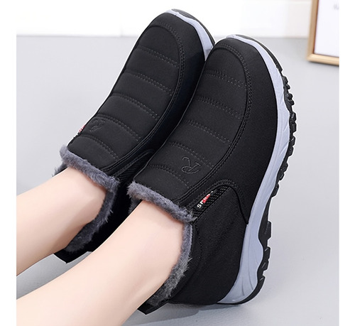 Zapatillas Antideslizantes Impermeables De Invierno Con Forr