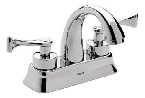 Llave Mezcladora De Lavabo Albatros Helvex Modelo Hm-17 Acabado Cromado Color Cromo