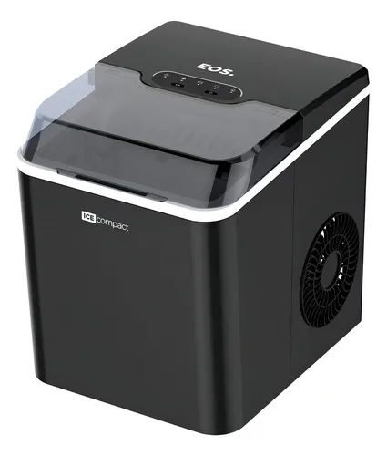 comprar Máquina de Gelo em Cubos Portátil 12kg EOS Ice Compact 110V cor preto