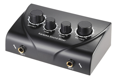 Mezclador Portátil De Sonido De Karaoke Estéreo Echo Mixer D